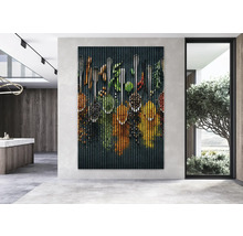 Panou decorativ de perete cu design de condimente în spațiu modern