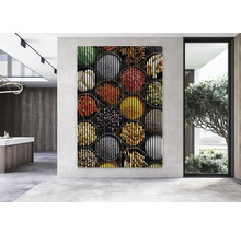 Imagine decorativă de perete cu motiv de condimente într-o cameră modernă