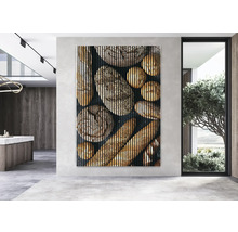 Imagine de perete decorativă cu motiv de pâine într-o cameră modernă