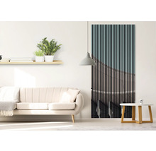 Sufragerie cu canapea, măsuță laterală și panou acustic pentru decorarea pereților