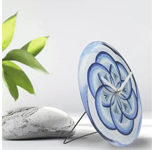 Ceas decorativ de masă cu model floral