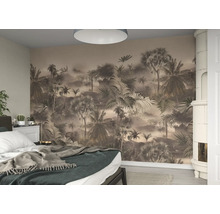 Fototapet vlies 543629 Curiosity Jungle bej 371x300 cm