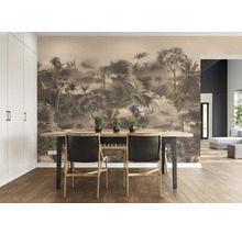 Fototapet vlies 543636 Curiosity Jungle bej 318x265 cm