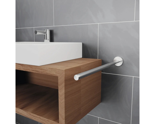 Chiuvetă de baie cu dulap de lavoar și suport pentru prosop