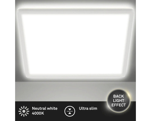 Plafonieră cu LED integrat Slim 18W 2400 lumeni, albă Plafonieră cu LED integrat Slim 18W 2400 lumeni, albă