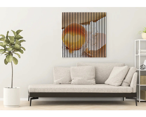 Tablou decorativ de perete cu abstractizarea unei băuturi în camera de zi