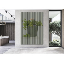 Imagine decorativă de perete cu motiv de plante în interior modern