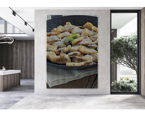 Pictură murală decorativă cu un motiv de gogoși