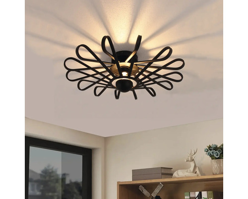 Lumină de tavan cu element metalic decorativ pentru interior