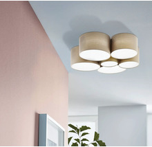 Plafonieră Pastore E27 max. 6x40W, bej taupe-thumb-4
