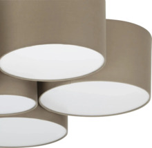 Plafonieră Pastore E27 max. 6x40W, bej taupe-thumb-2