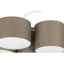 Plafonieră Pastore E27 max. 6x40W, bej taupe-thumb-1