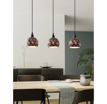 Lustră Roccaforte E14 max. 3x40W, negru/auriu-thumb-2 Lustră Roccaforte E14 max. 3x40W, negru/auriu-thumb-2