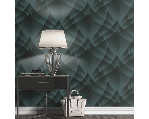 Tapetă cu model cu lampă de noptieră, geantă și ochelari