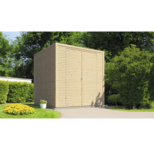 Căsuță de grădină Bertilo Cubico 3 Fineline 207x211 cm natur