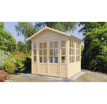 Căsuță de grădină Bertilo Teahouse 234x226 cm, lemn netratat