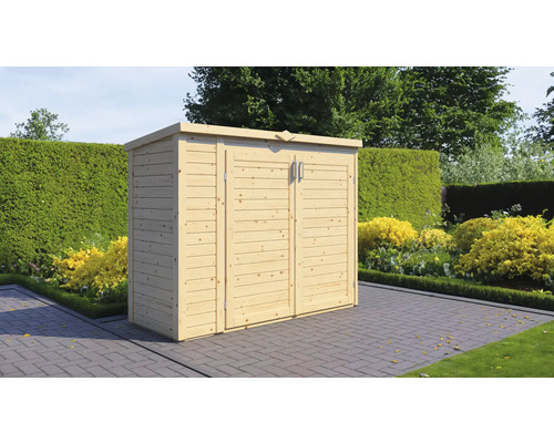 Dulap exterior din lemn în grădină