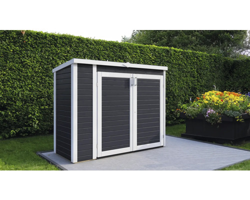 Magazie grădină Bertilo Multi-Box 3 multifuncțională 200x82x163 cm antracit Magazie grădină Bertilo Multi-Box 3 multifuncțională 200x82x163 cm antracit