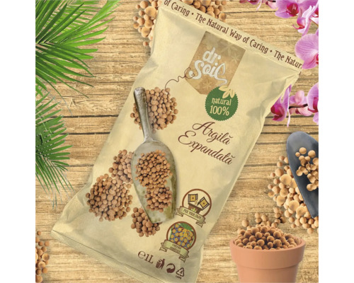 Sac cu argilă expandată pentru grădină