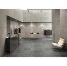 Gresie exterior / interior porțelanată rectificată MIRAVA MANHATTAN gri lappato 60x120 cm