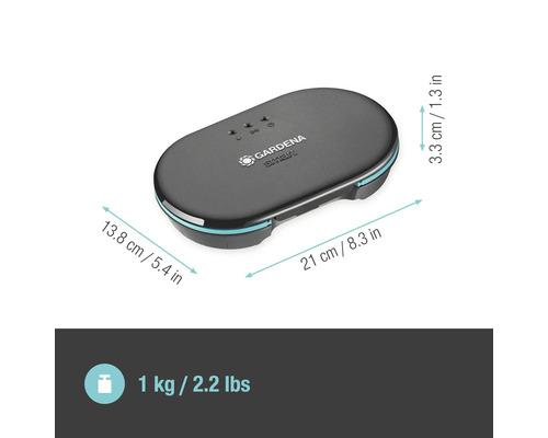 Gardena Smart Gateway cu dimensiuni