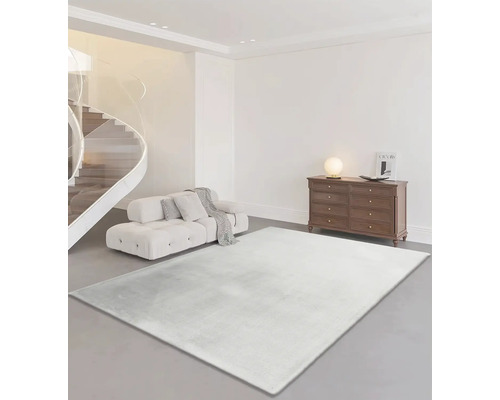 Living cu canapea, comodă și covor