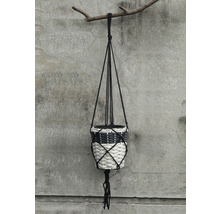 Plasă macrame Lafiora H 100 cm negru
