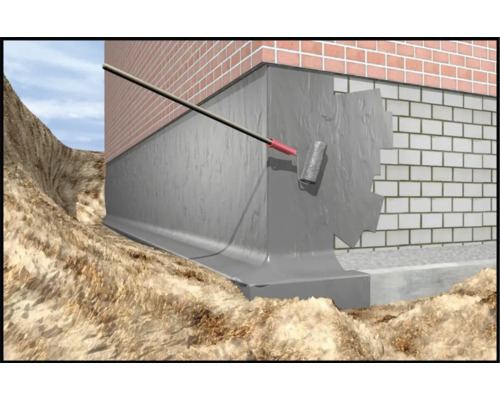 Etanșare exterioară a peretelui unei case cu trafalet