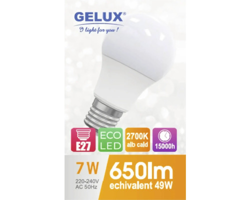Bec LED Gelux cu soclu E27