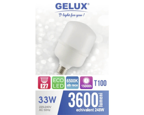 Bec LED Gelux E27 33 W