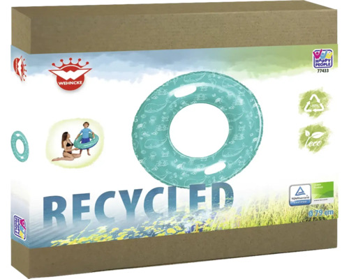 Ambalaj inel de înot verde din material reciclat