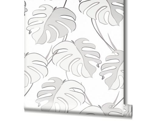 Rola de tapet cu model de frunză Monstera