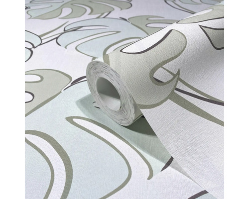 Rola de tapet cu model de frunze