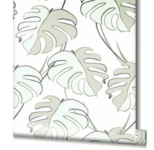 Rola de tapet cu model de frunze Monstera
