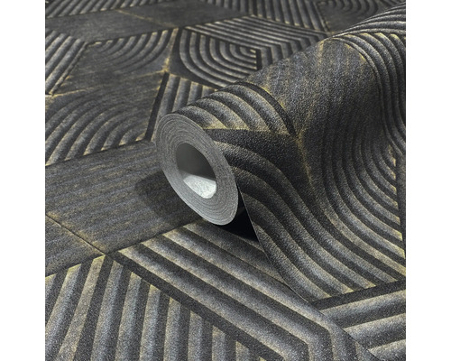 Rola de tapet cu model geometric pentru decorarea peretilor