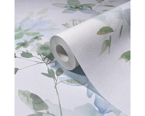 Rola tapetă vinil cu model floral