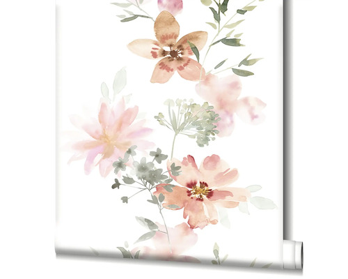 Rola de tapet cu model floral