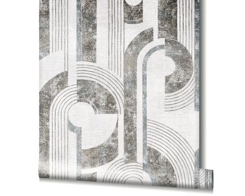 Rola de tapet cu forme geometrice