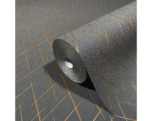 Rola de tapet cu model geometric de linii