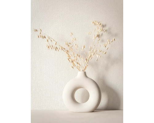 Vază decorativă cu orificiu și ierburi uscate