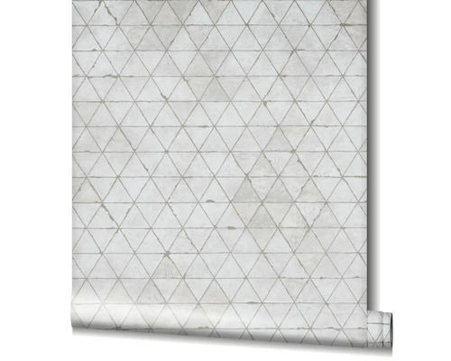Rola de tapet cu model geometric triunghiular