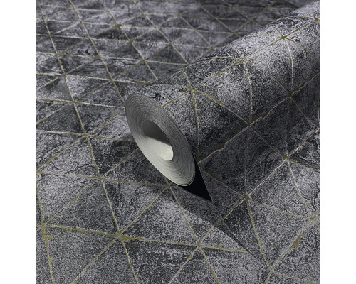 Rola de tapet cu model geometric triunghiular