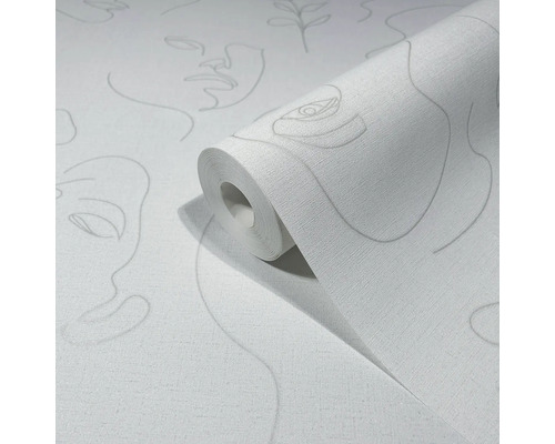 Rola de tapet cu motive faciale