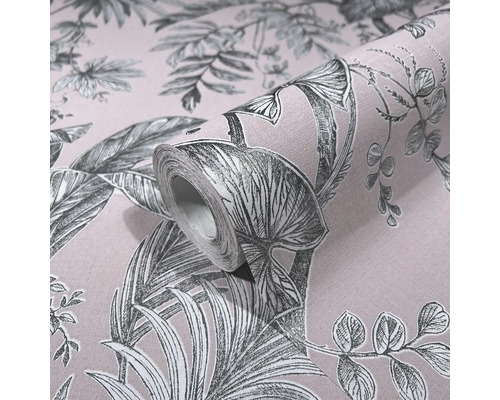 Rola de tapet cu model de frunze