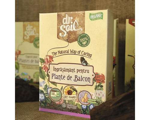 Pachet îngrășământ pentru plante de balcon Dr Soil