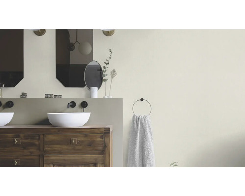 Baie cu dulap de bază pentru lavoar, lavoar așezat, oglindă și suport pentru prosop