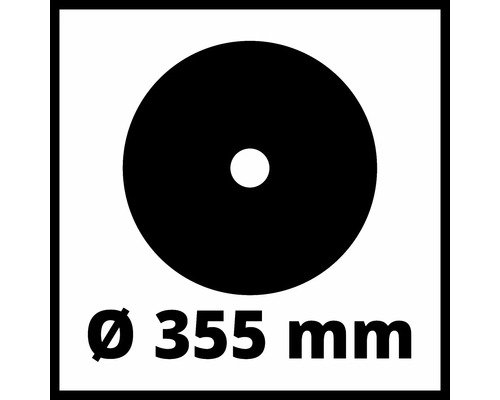 Simbol pentru diametru 355 milimetri