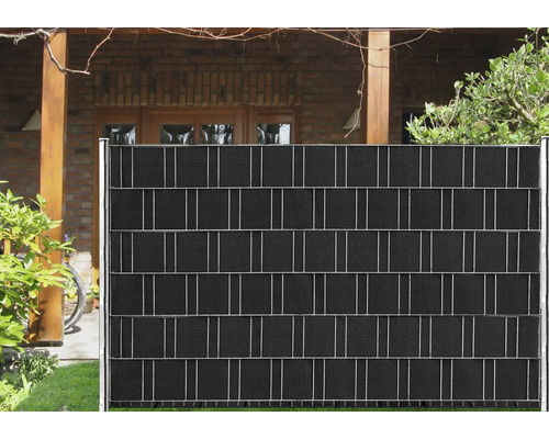 Gard de grădină cu fâșii de confidențialitate pentru mai multă intimitate