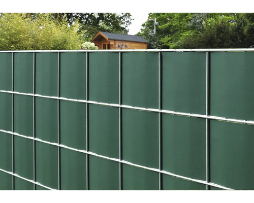 Gard de grădină cu fâșii de intimitate