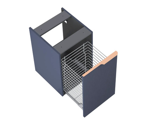 Dulap de bucătărie cu coș de sârmă